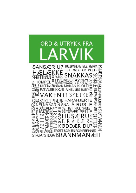 Plakat Larviksord
