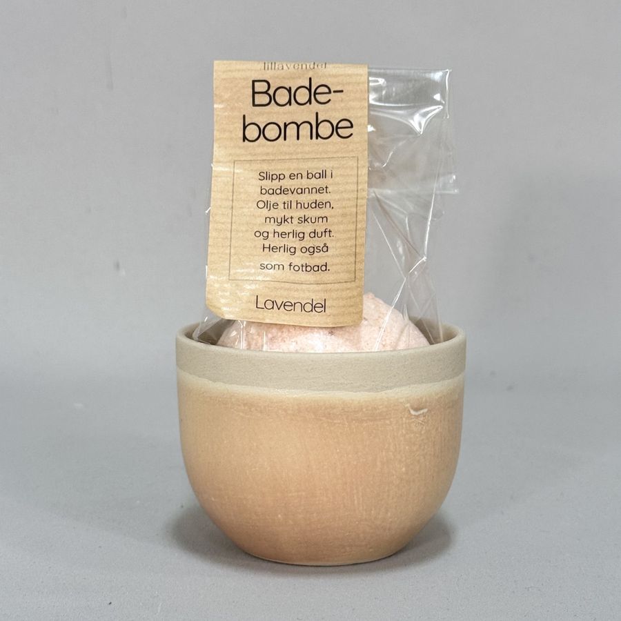 Badebombe + liten skål