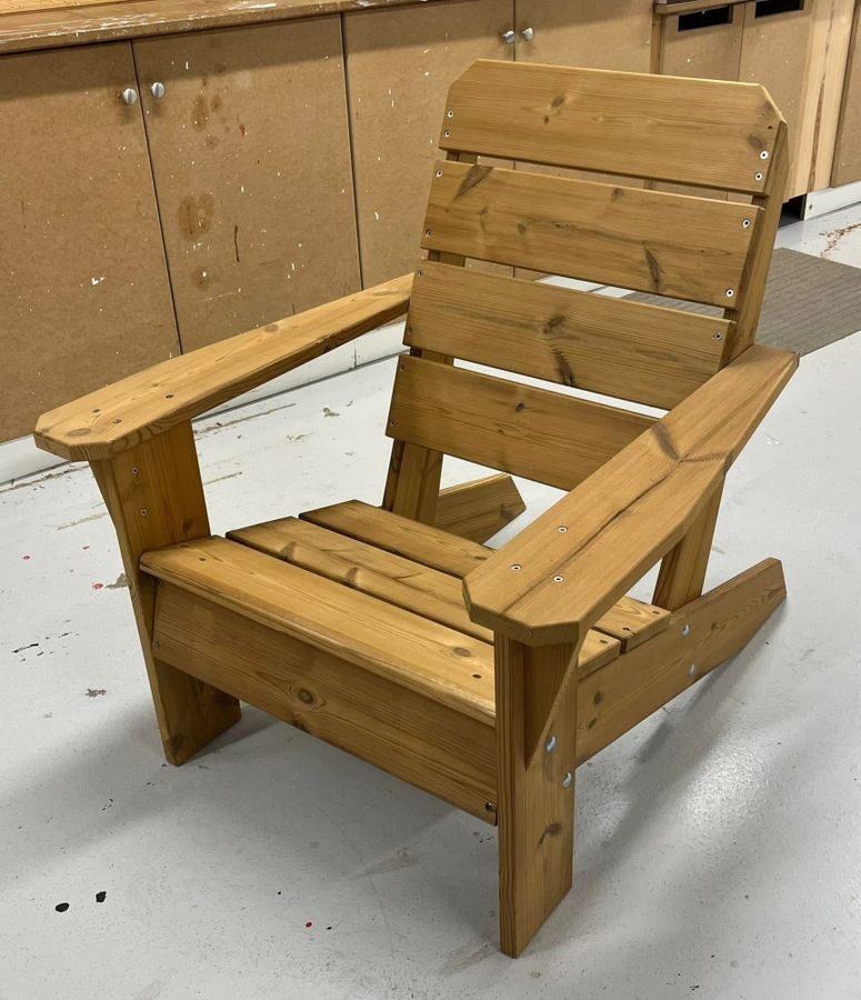 Larvikstol m/krakk