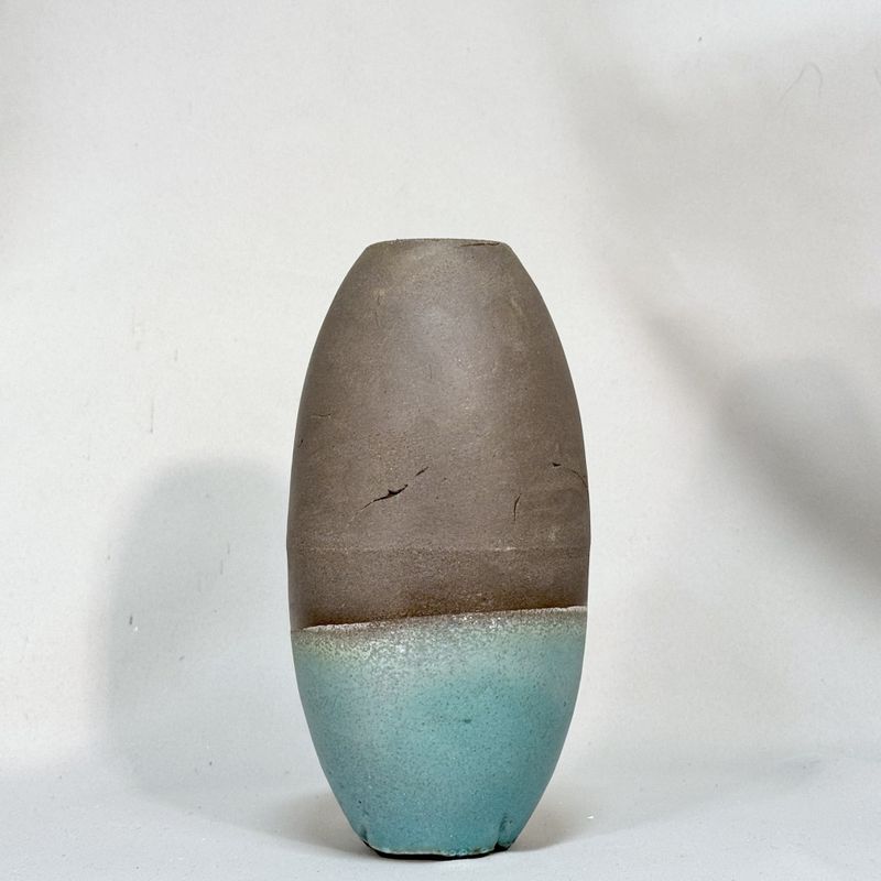 Vase Velvet brun