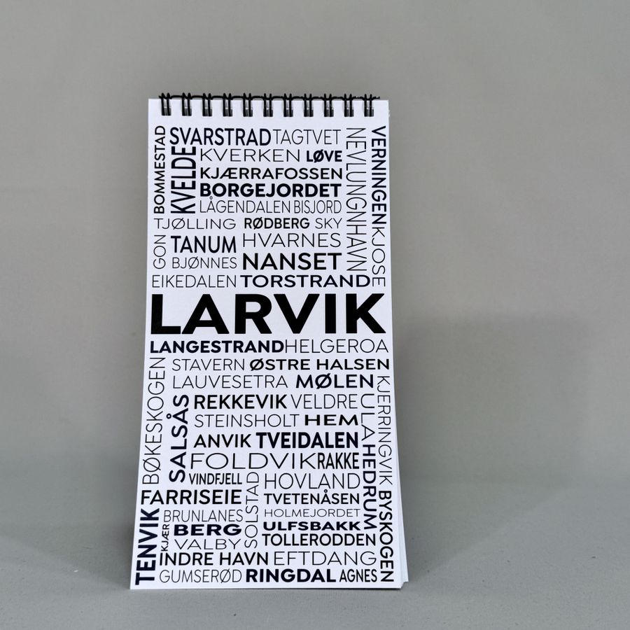 Handleliste stedsnavn